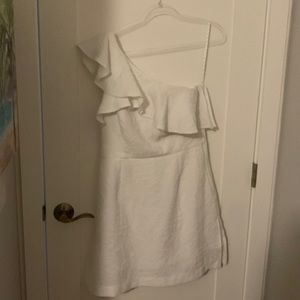 COPY - Lily Pulitzer one shoulder formal romper/minidress